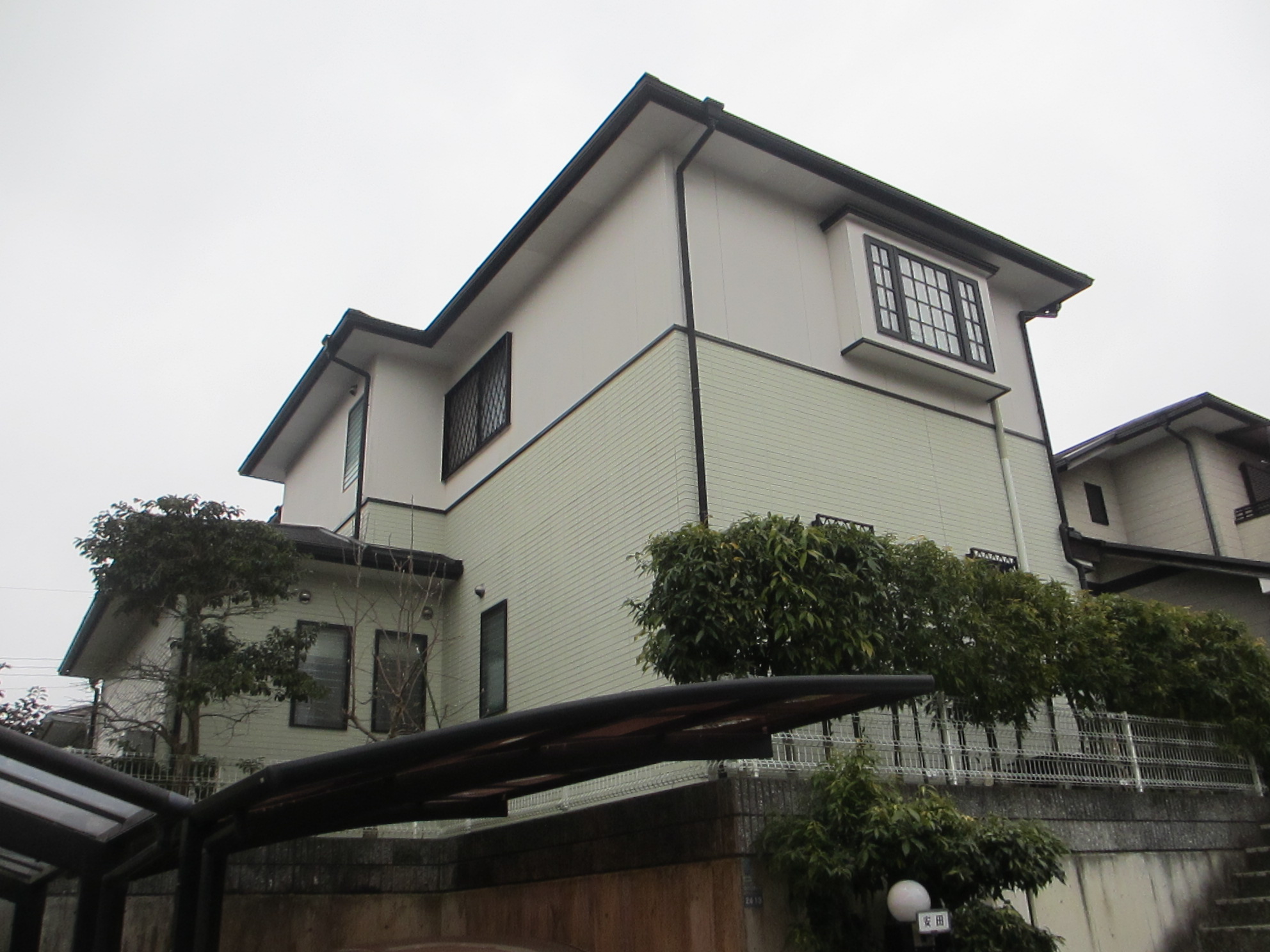 【神戸市北区】外壁塗装と屋根塗装工事　Y様邸