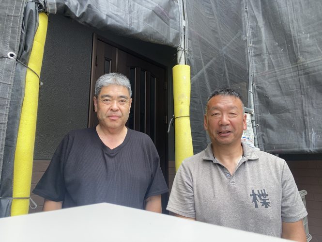 重厚感のあるグレーと洗礼されたブラウンで上品な外壁に　神戸市北区　M様